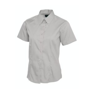 UC704 Ladies Pinpoint Oxford Half Sleeve Shirt